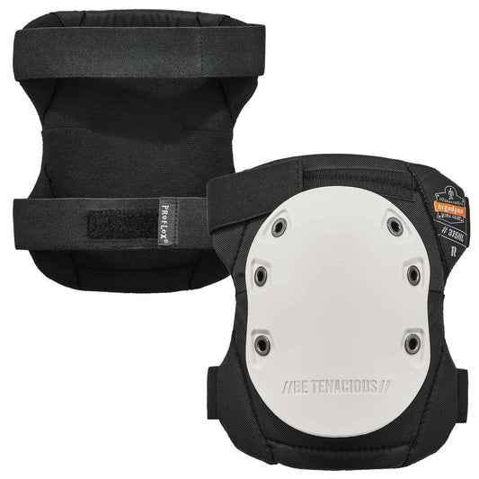 ProFlex 315HL  White Cap Long Textured Hard Cap Knee Pads