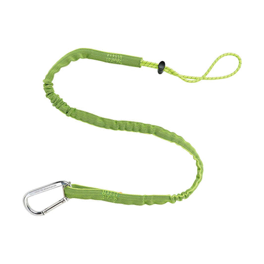 Squids 3100 Standard Lime Single Carabiner-10lb