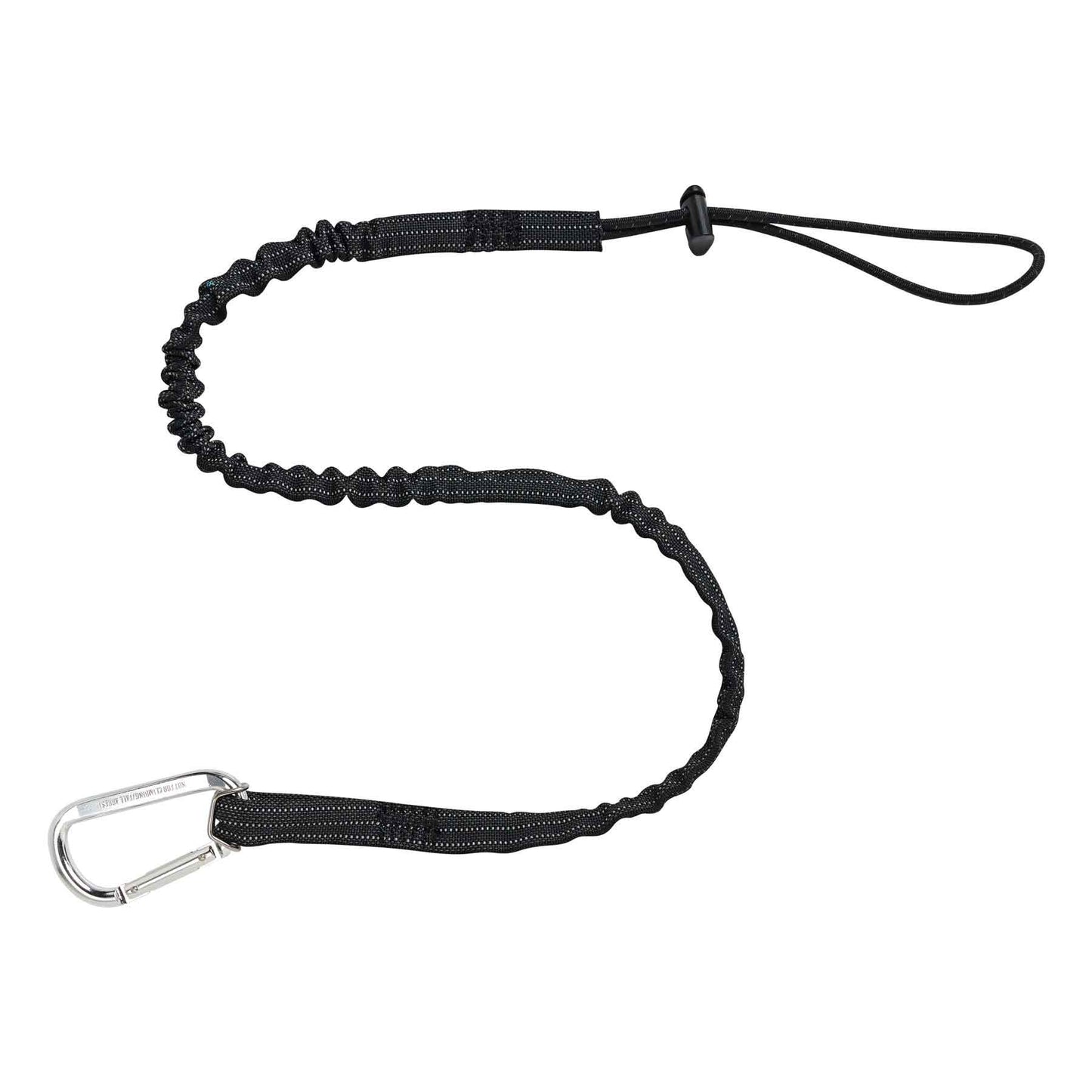 Squids 3100 Extended Black Single Carabiner-10lb