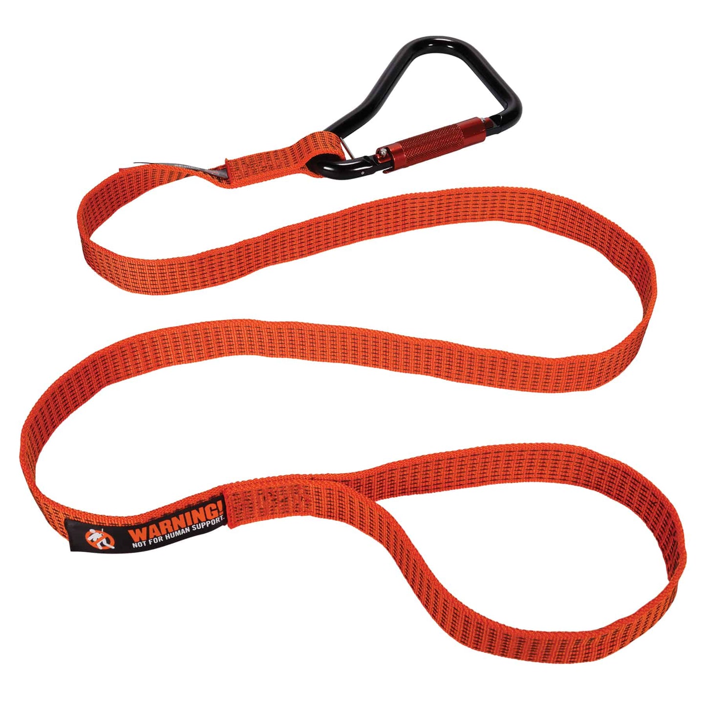 Squids 3148 Standard Orange Tool Lanyard XL Carabiner + Loop - 80lb