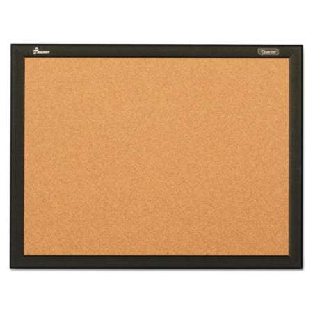 AbilityOne 7195016511284 Cork Bulletin Board, Black Aluminum Frame, 3' x 2'