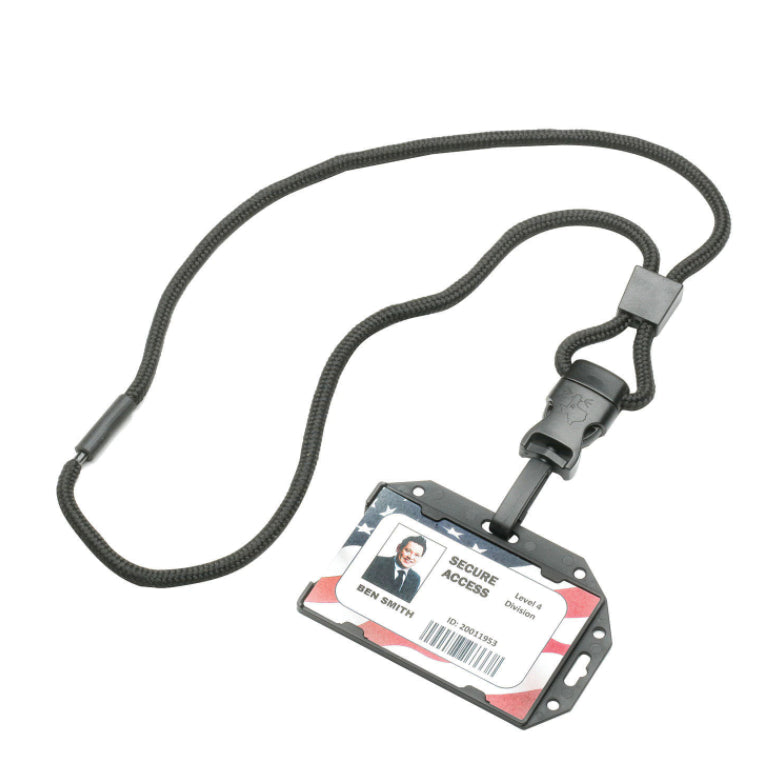 AbilityOne 8455016660466 SKILCRAFT SMART CARD HOLDER BLK 36IN L RFID SHIELDED