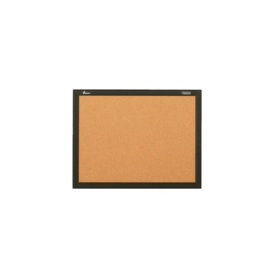 AbilityOne 7195016511285 Cork Bulletin Board, Black Aluminum Frame, 4' x 3'