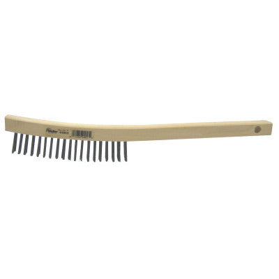 Weiler 44053 Ch-39 Hand Wire Scratchbrush .012 Curved