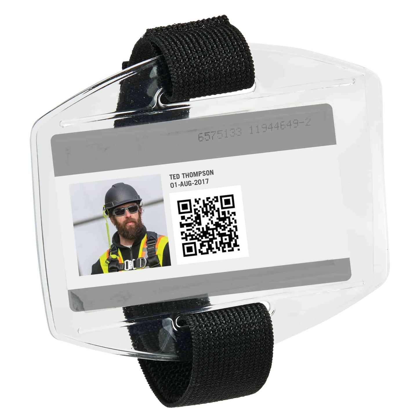 Squids 3386  Black Arm Band ID/Badge Holder