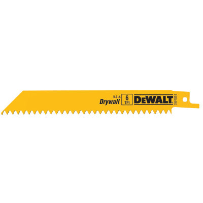 Dewalt DW4851 6" 6Tpi Bi-Metal Drywall (5 Ea)