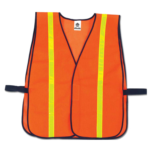 GloWear 8040HL  Orange Non-Certified Hi-Gloss Vest