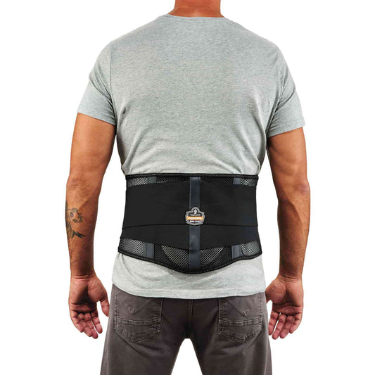 ProFlex 1051 S Black Mesh Back Support w/Lumbar Pad