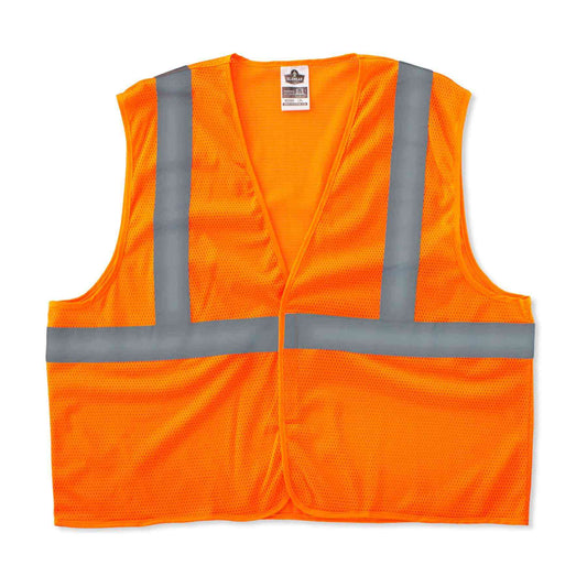 GloWear 8205HL XS Orange Type R Class 2 Super Econo Mesh Vest