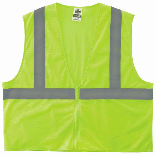 GloWear 8205Z 4XL/5XL Lime Type R Class 2 Super Econo Mesh Vest