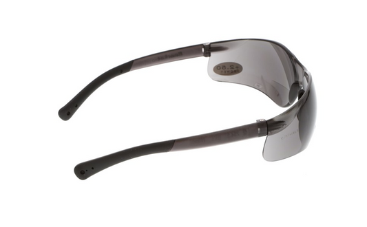 MCR Safety BKH25G BearKat® BK1 Series Bifocal Readers Safety Glasses 2.5 Diopter, Gray Lens (1 Pair)