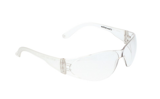 MCR Safety CL010 Checklite® CL1 Series Safety Glasses with Clear Uncoated Lens Excellent Orbital Seal and Fit (1 Pair)