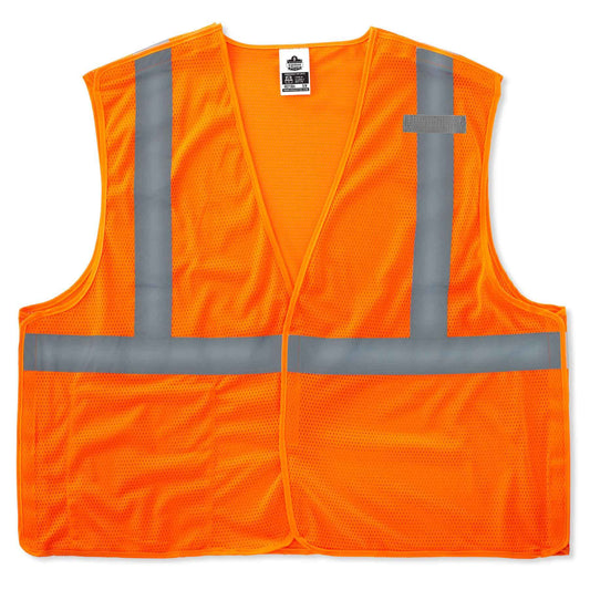 GloWear 8215BA 2XL/3XL Orange Type R Class 2 Econo Breakaway Mesh Vest