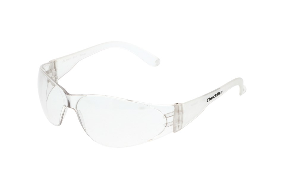 MCR Safety CL110 Checklite® CL1 Series Safety Glasses with Clear Lens Excellent Orbital Seal and Fit (1 Pair)