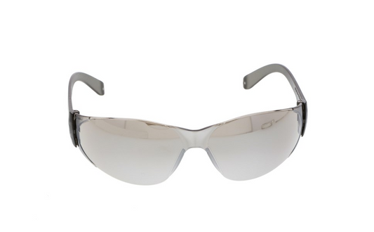 MCR Safety CL117 Checklite® CL1 Series Safety Glasses with Silver Mirror Lens Excellent Orbital Seal and Fit (1 Pair)