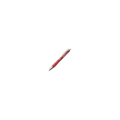 AbilityOne 7520015646054 SKILCRAFT VISTA Gel Ink Pen - Medium Point Type - 0.7 mm Point Size - Refillable - Red Gel-based Ink - Transparent, Red Barrel - 1 Dozen
