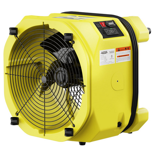 AlorAir 3000CFM High Speed Air Mover with Timer and Circuit Breaker Protection Zeus Extreme