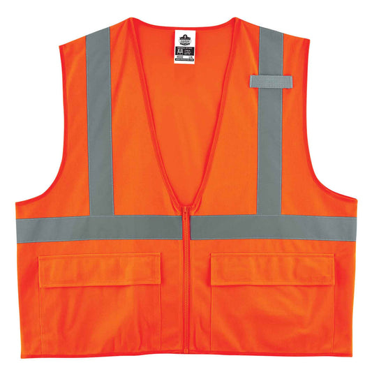 GloWear 8225Z 4XL/5XL Orange Type R Class 2 Standard Solid Vest