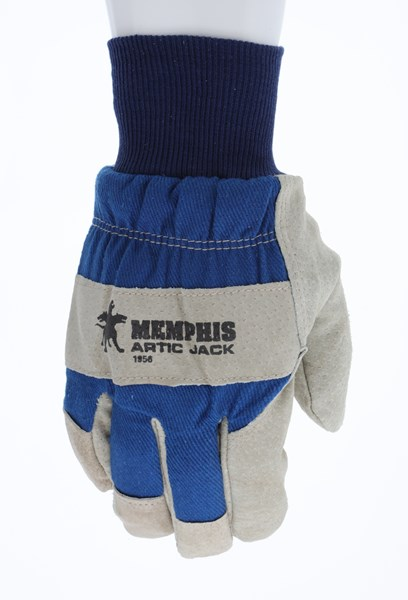 MCR Safety 1956L Artic Jack® Split Pigskin Leather Palm Work Gloves Insulated Gloves Lined with Thermosock® Fabric Back with Knit Wrist (1 DZ)