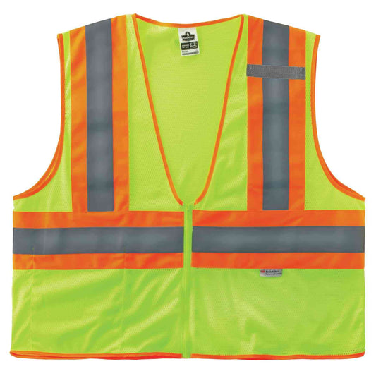 GloWear 8230Z 4XL/5XL Lime Type R Class 2 Two-Tone Vest