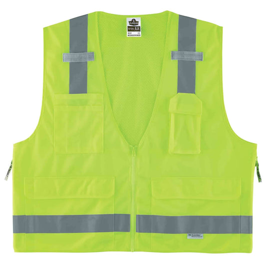 GloWear 8250Z 4XL/5XL Lime Type R Class 2 Surveyors Vest