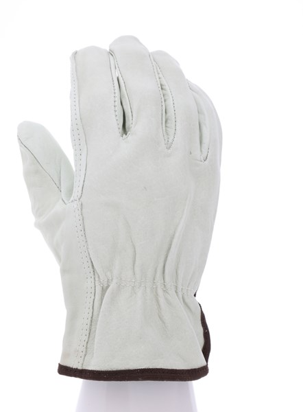 MCR Safety 32013XL Leather Drivers Work Gloves CV Grade Grain Cow Straight Thumb (1 DZ)