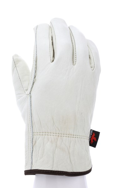 MCR Safety 3201M Leather Drivers Work Gloves Select Grade Unlined Grain Cow Leather Straight Thumb (1 DZ)