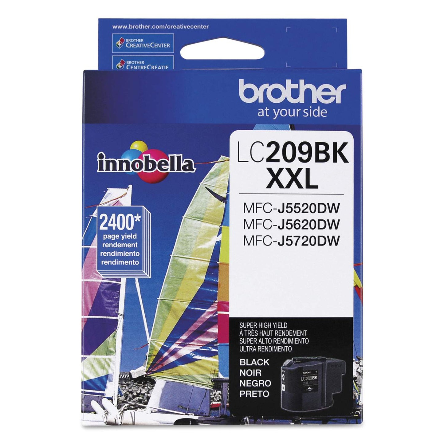 Brother BRTLC209BK Innobella LC209BK Inkjet Ink Cartridge - Black - 1 Each