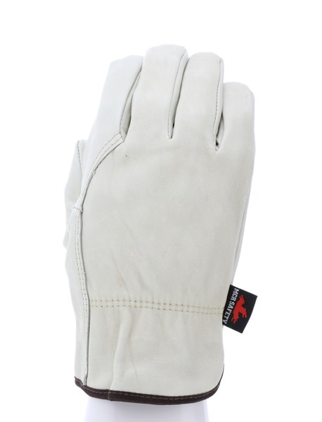 MCR Safety 3214L Leather Drivers Work Gloves Select Grade Grain Unlined Cow Leather Wing Thumb (1 DZ)