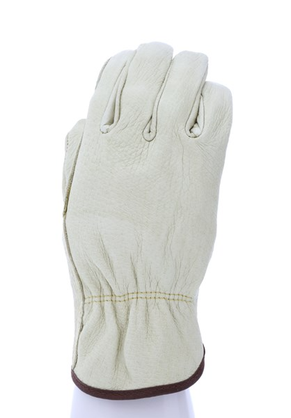 MCR Safety 3400L Leather Drivers Work Gloves Select Grade Unlined Grain Pigskin Straight Thumb (1 DZ)