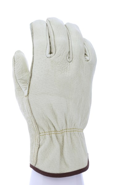 MCR Safety 3400M Leather Drivers Work Gloves Select Grade Unlined Grain Pigskin Straight Thumb (1 DZ)