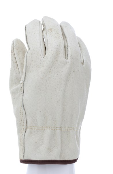 MCR Safety 3452XL Leather Drivers Work Gloves CV Grade Grain Pigskin Leather Insulated Gloves with Fleece Lining Straight Thumb (1 DZ)