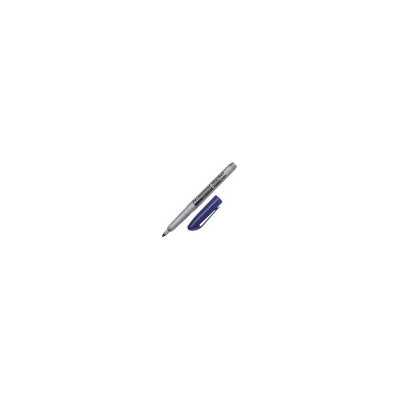 AbilityOne 7520015114319 SKILCRAFT Fine Point Permanent Marker - Fine Point Type - Blue - Gray Barrel - 1 Dozen