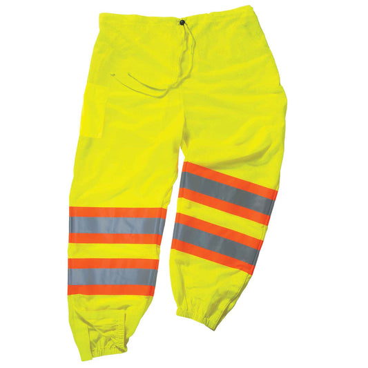 GloWear 8911 2XL/3XL Lime Class E Two-Tone Pants