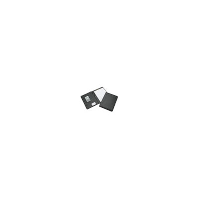 AbilityOne 7510014844563 SKILCRAFT Portfolio with Solar Calculator - Letter - 8 1/2" x 11" Sheet Size - Internal Pocket(s) - Black - 1 Each