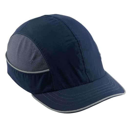 Skullerz 8950 Short Brim Navy Bump Cap