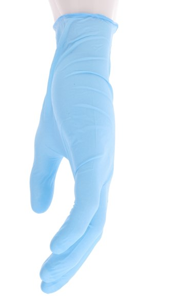 MCR Safety 6001XXXL 4 mil (4.8 g) NitriShield™ Gloves Powder Free Disposable Nitrile Industrial Food Service Grade Textured Finish 9.5 Inches Blue (1 CS)