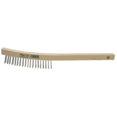 Weiler 44054 Ch-39-Ss Hand Wire Scratch Brush .012 Ss- Cu