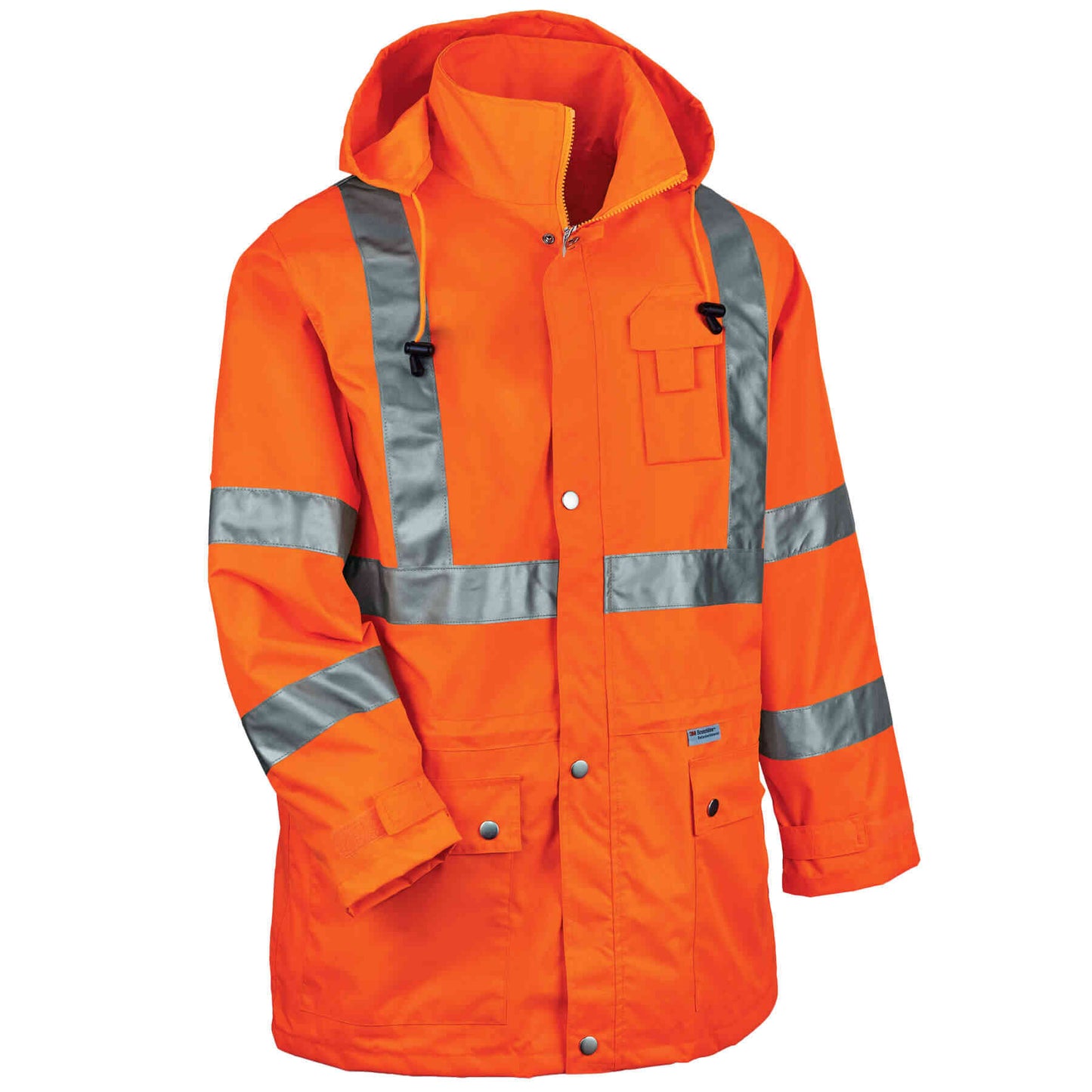 GloWear 8365 L Orange Type R Class 3 Rain Jacket