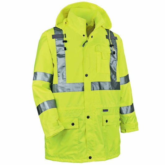 GloWear 8365 L Lime Type R Class 3 Rain Jacket