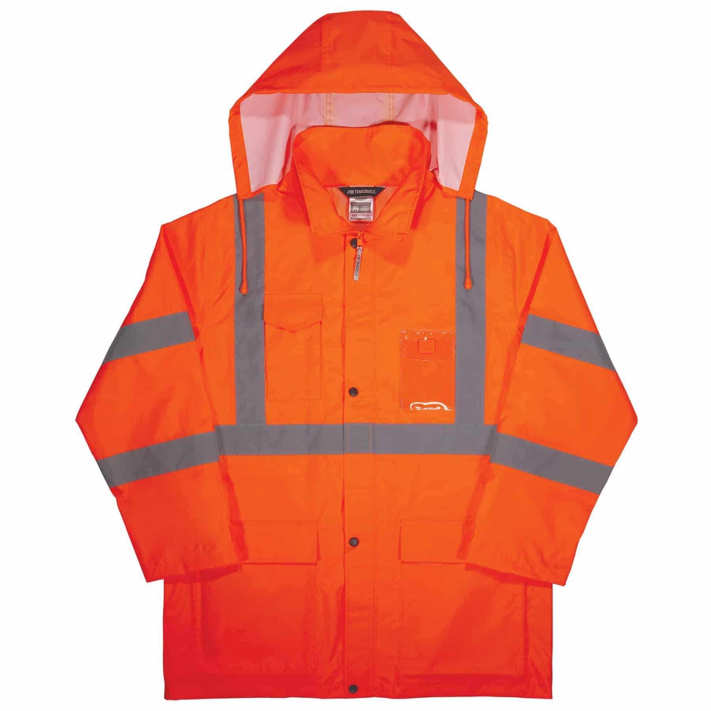 GloWear 8366 XL Orange Lightweight Hi-Vis Rain Jacket - Type R, Class 3