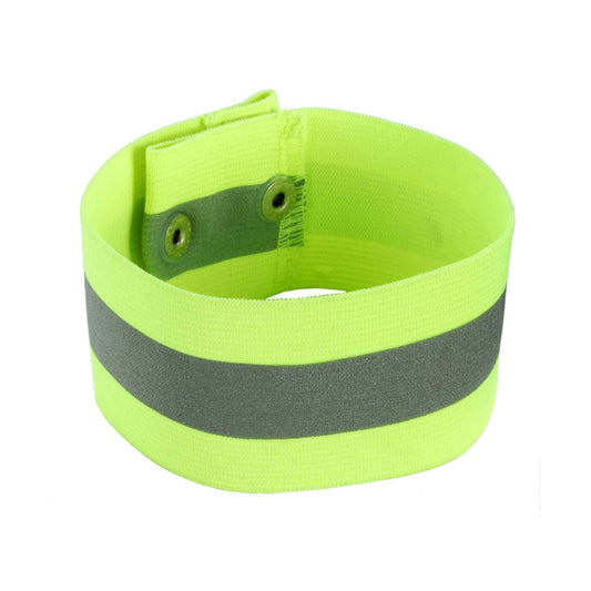 GloWear 8001 L/XL Lime Arm/Leg Band - Button Snap Closure