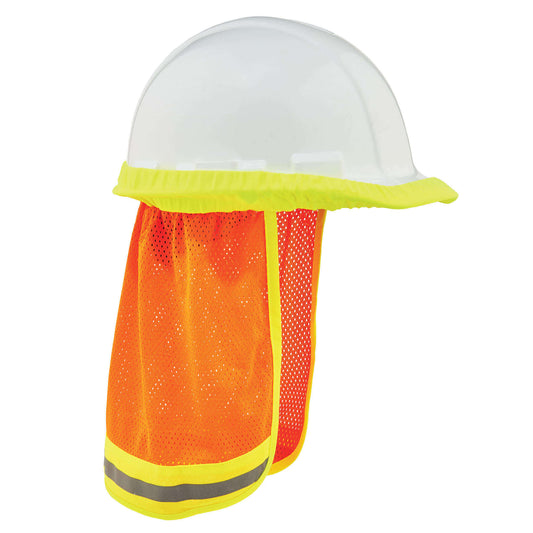 GloWear 8005  Orange Hi-Vis Mesh Neck Shade w/ Reflective