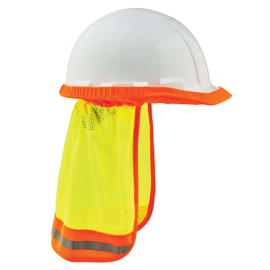 GloWear 8005  Lime Hi-Vis Mesh Neck Shade w/ Reflective