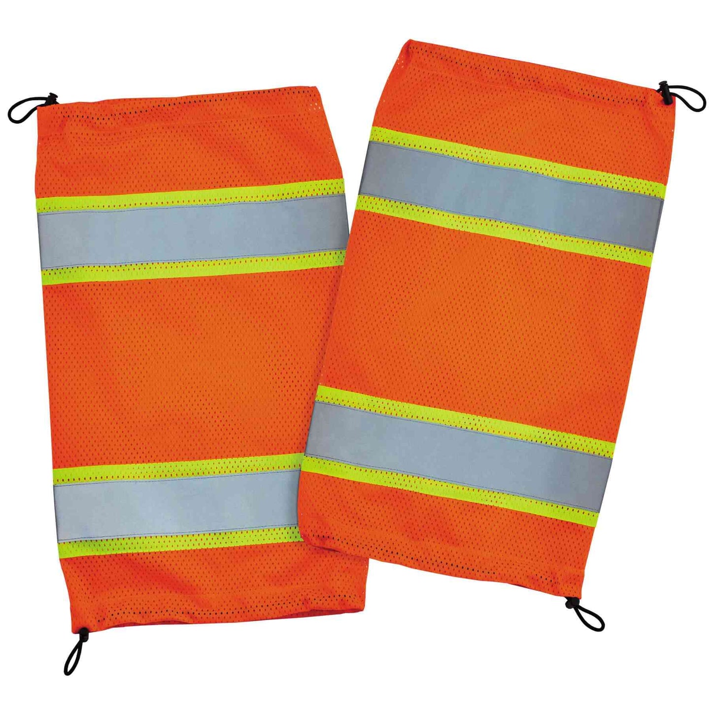 GloWear 8009  Orange Class E Two-Tone Mesh Leg Gaiters