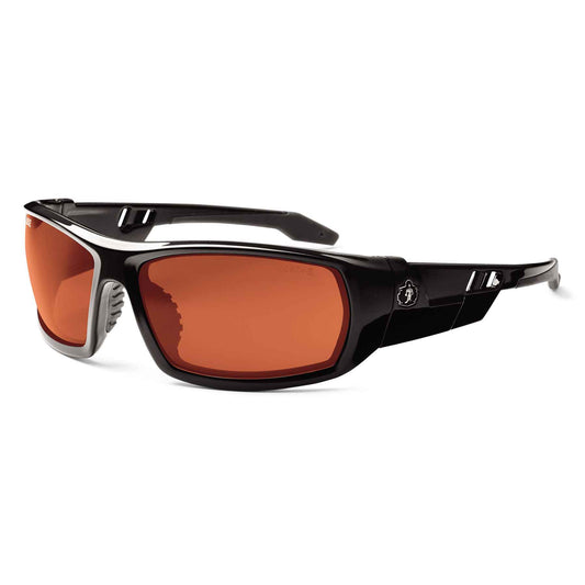 Skullerz ODIN Copper Lens Black Safety Glasses