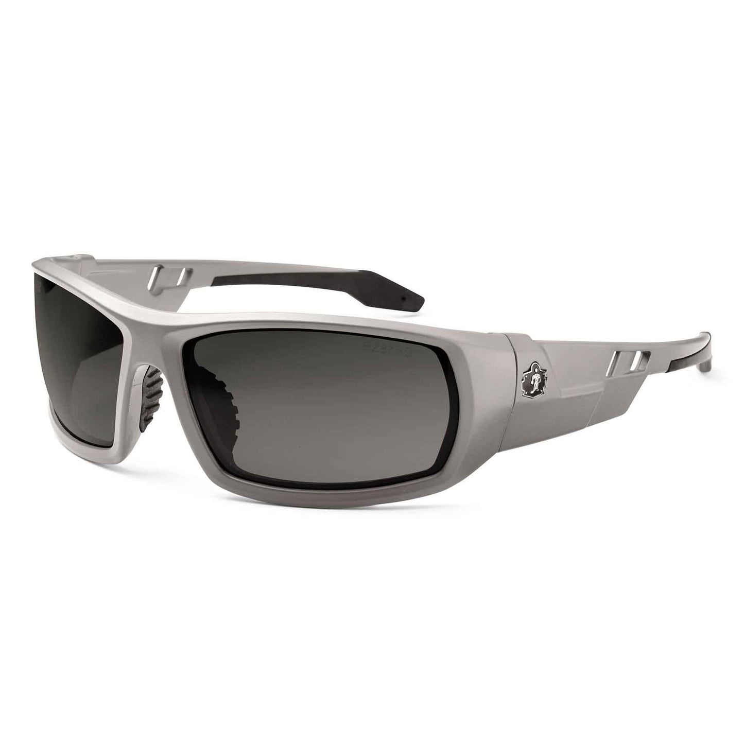 Skullerz ODIN Smoke Lens Matte Gray Safety Glasses