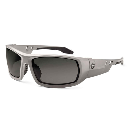 Skullerz ODIN Anti-Fog Smoke Lens Matte Gray Safety Glasses