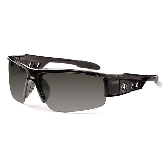 Skullerz DAGR Smoke Lens Black Safety Glasses