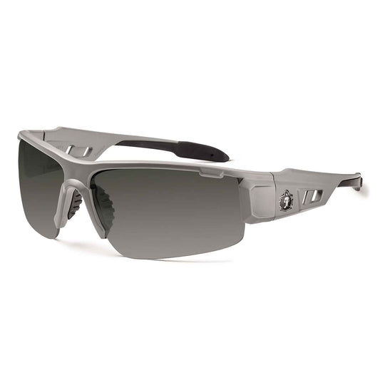 Skullerz DAGR Smoke Lens Matte Gray Safety Glasses